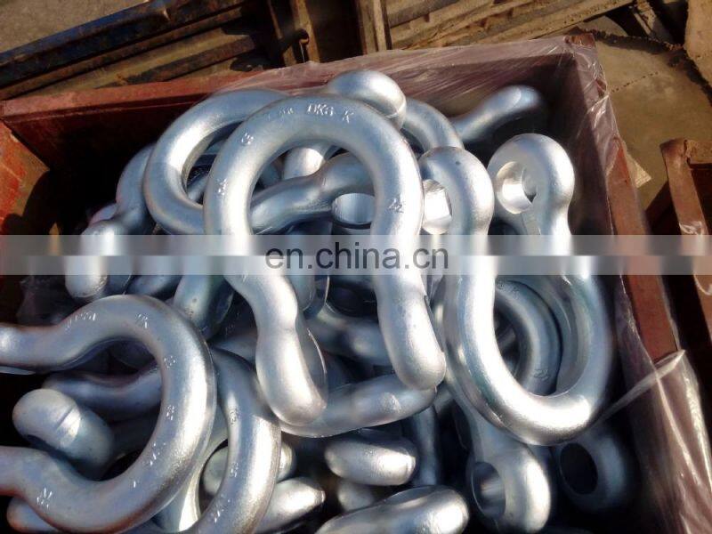 US type color screw pin bow shackle