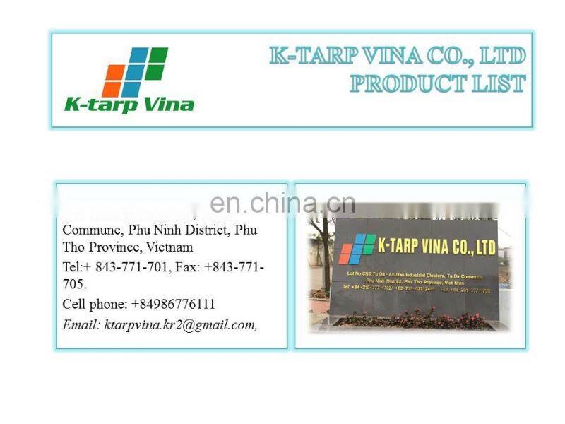 Colorful stripe Pe tarpaulin, Roll Tarpaulin, made in Vietnam - to Indonesia
