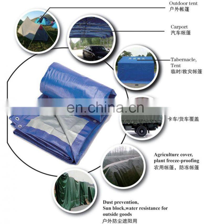 Factory made print pattern tarpaulin fabric lumber tarp wood cover sheet pe fabric 100% pe