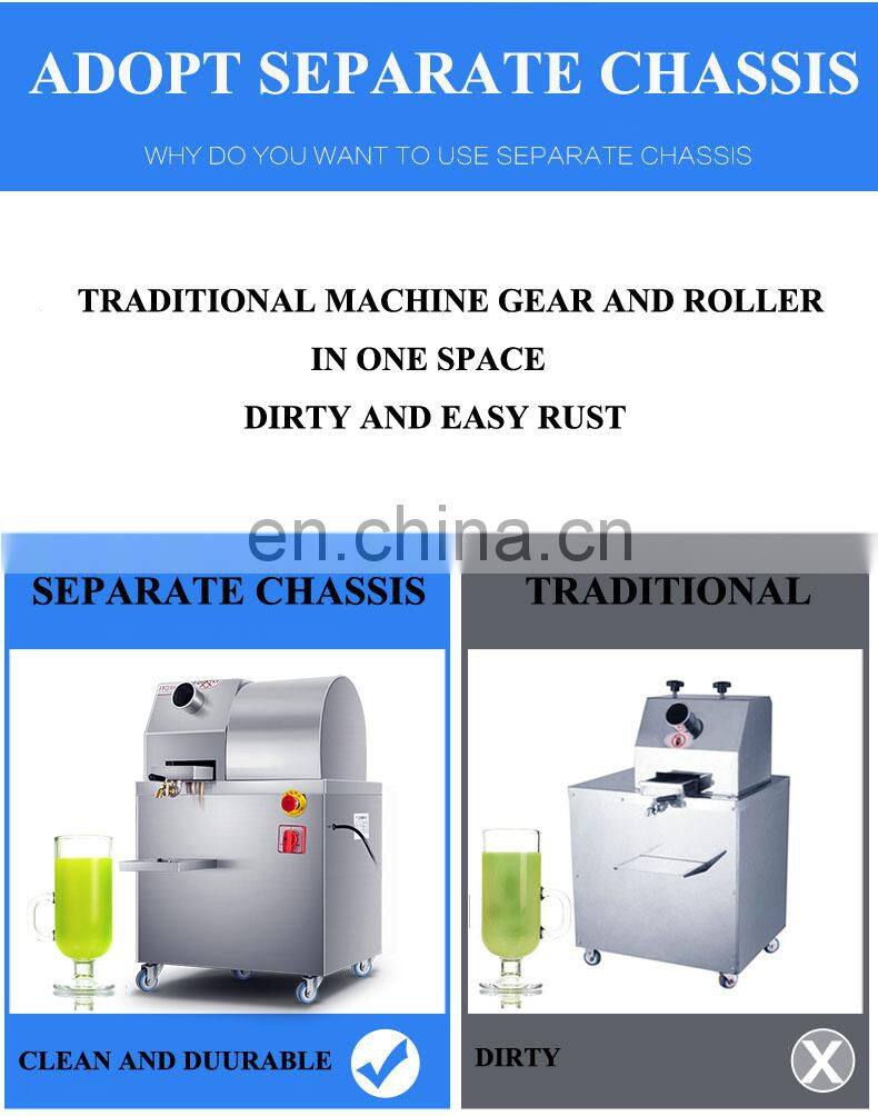 New Design Sugarcane Juice Squeezing Machine/Industrial Sugar Cane Crusher sugarcane juice machine/sugar cane juicer