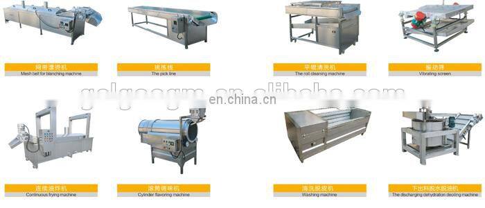 Industrial Potato Chips Making Machine Production Line French Fries Machine Price