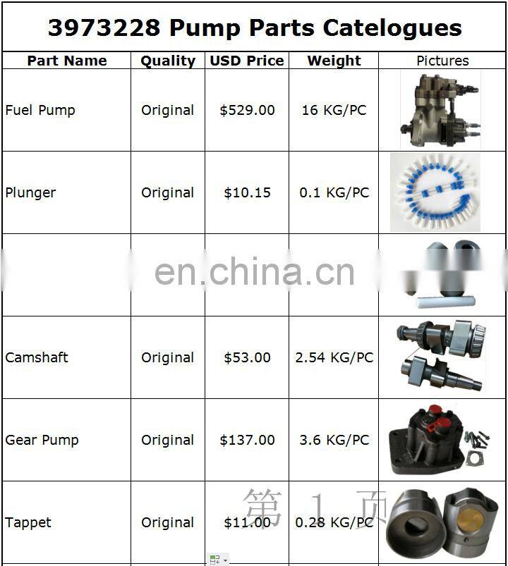 original ISLe fuel pump adapter 4921432 4921433 4921434 4903467