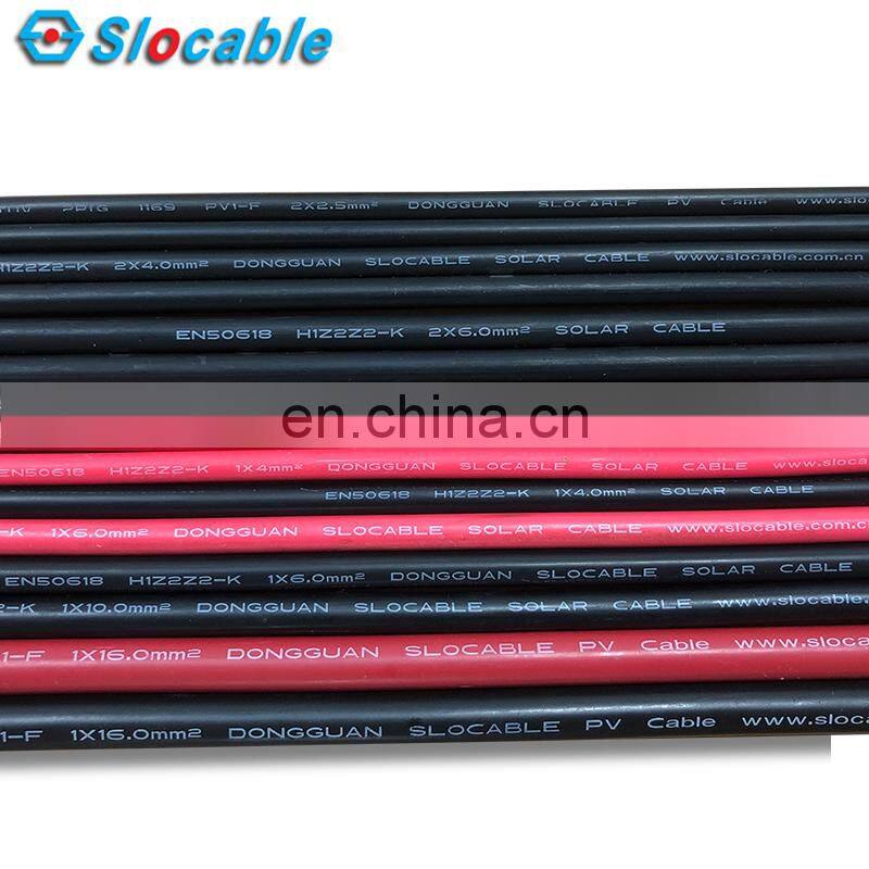 Slocable 1500V High Quality Halogen-free and UV Resistant 4.0mm2 Solar Cable Made in China