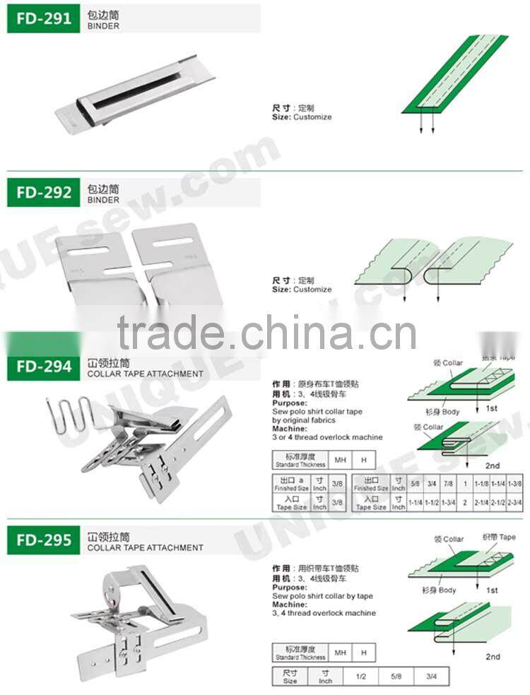 Folder/Binder for sewing machine 4