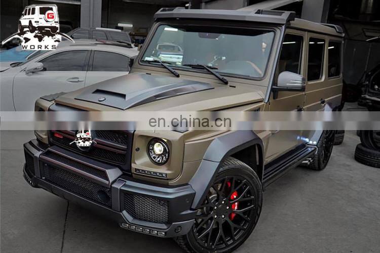W463 hood side vents fit for G-class W463 all year to B-style DRY carbon fiber signal cover for G63