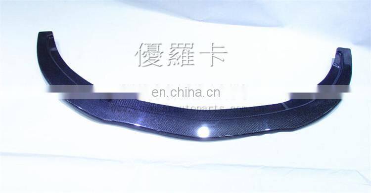 A CLASS W176 R style carbon finber front skirt fit for A250 A260 to A45 carbon front spoiler with big and small lip