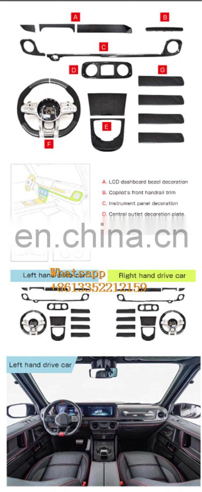 2020y G wagon W464 G63 G500 G350 front bumper fender lights rear bumper new G body kit for cars W463A G63 B900 W464 autoparts