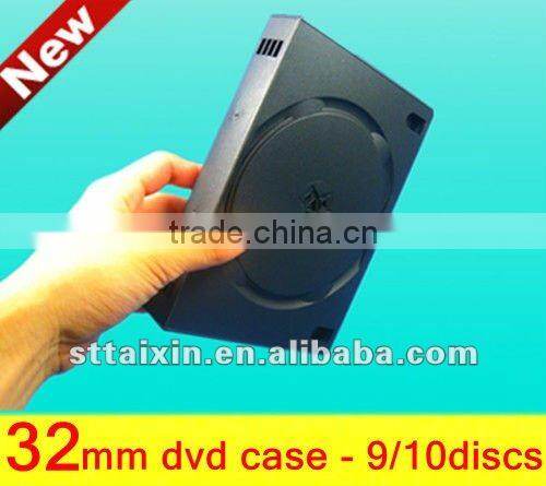 32mm Multiple DVD case for 9/10 disc