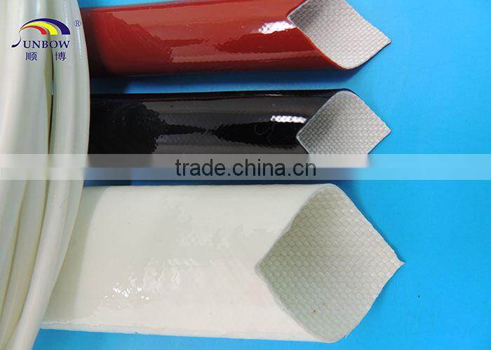 High Quality Silicone Fiberglass Braided Sleeve For Cable Management