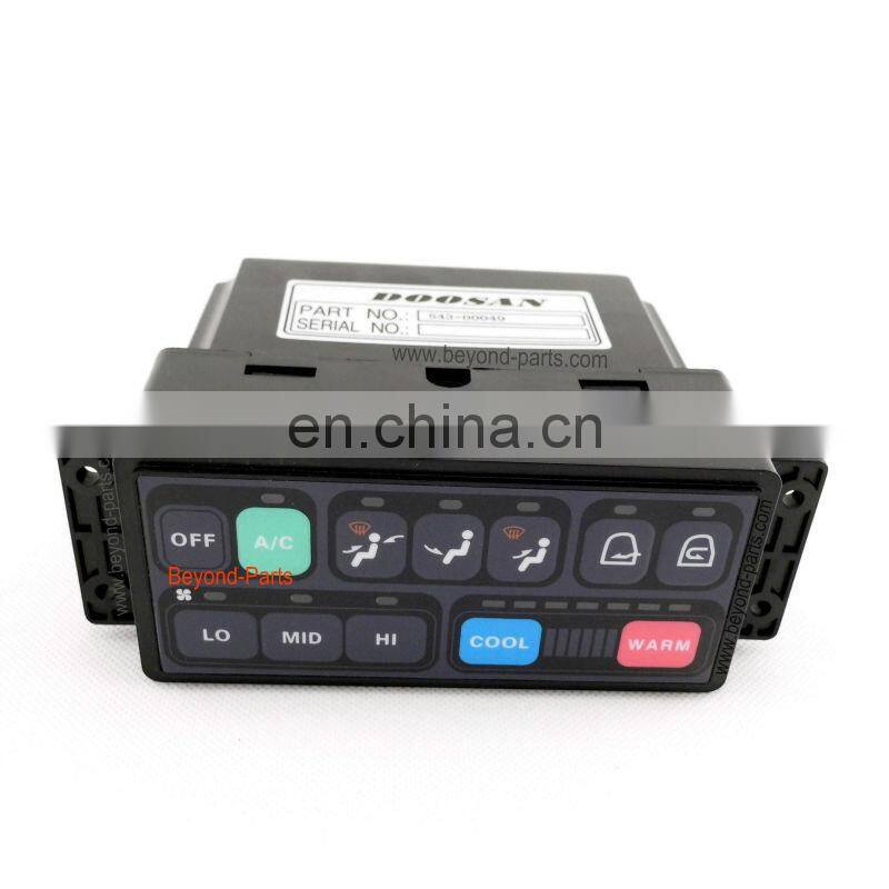 dh150-7 Excavator daewoo air conditioner controller panel 543-00049