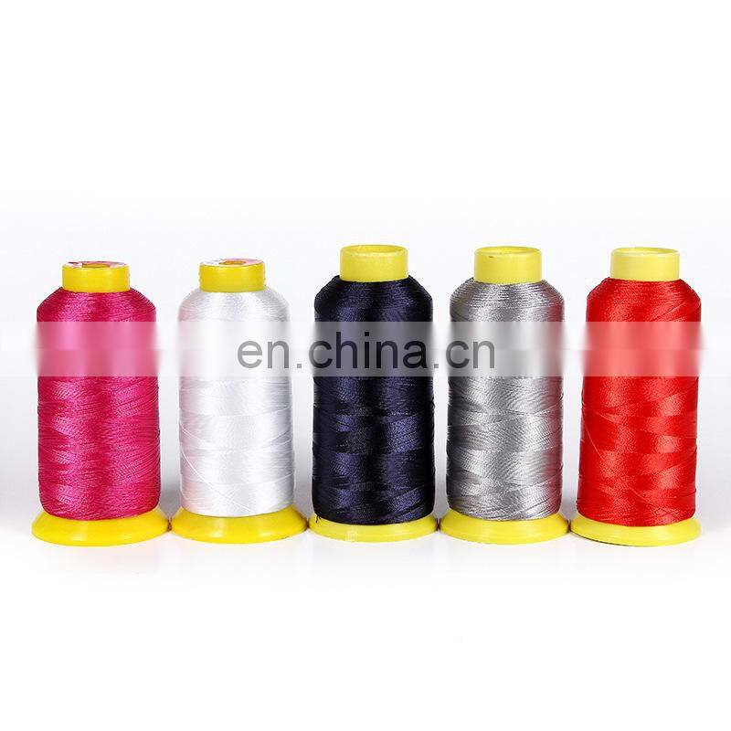 Factory support High Quality 108D 120D  polyester sewing 5000 yards Embroidery thread