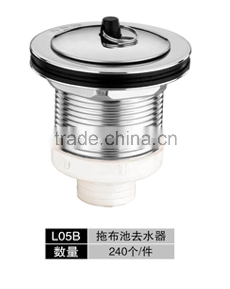 Chaozhou Caitang Wesda Bathroom Accessories 2015 Good quality Stainless Steel basket Strainer Waste Drain