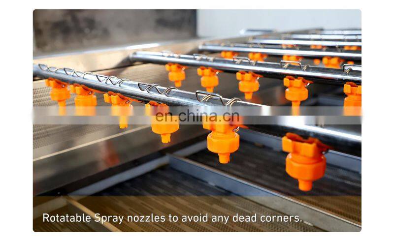 Industry Ultrasonic Fruit Processing Line Fruit Washer / Vegetable Washing Machine