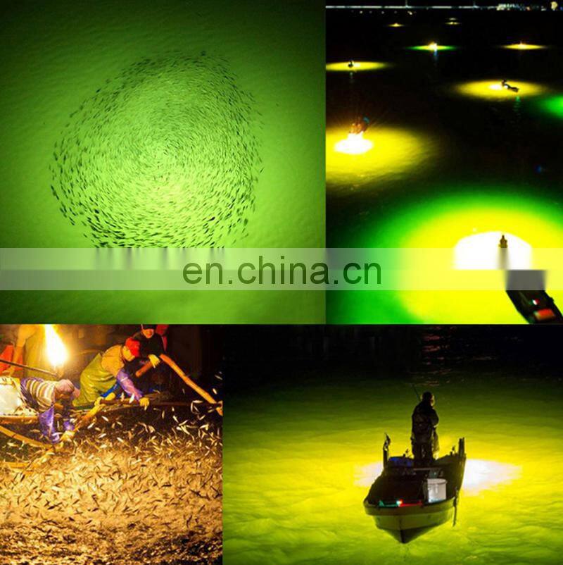 Amazon 13*5.6cm 147g Waterproof 20000 Hours Lifetime Gather Fish 100W Deep Water Fishing Net 10m Range LED Fishing Light