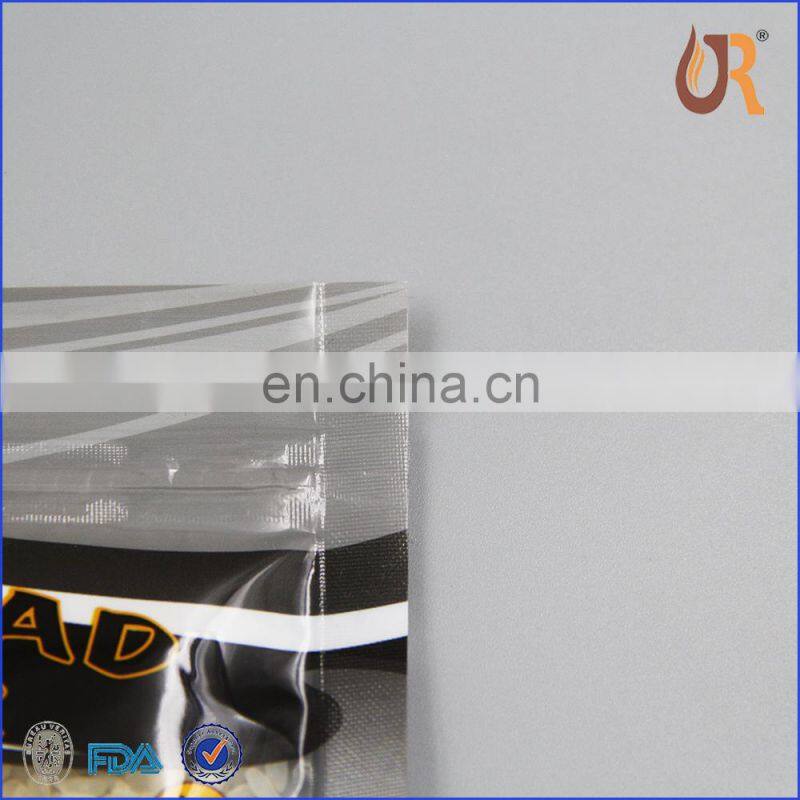 zip lock plastic fishing worm bags with vivid printed