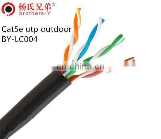 24AWG UV resistant CAT5E UTP outdoor network cable