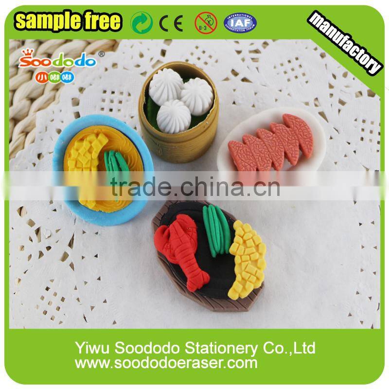 multi colorful vegetables puzzle erasers for kids
