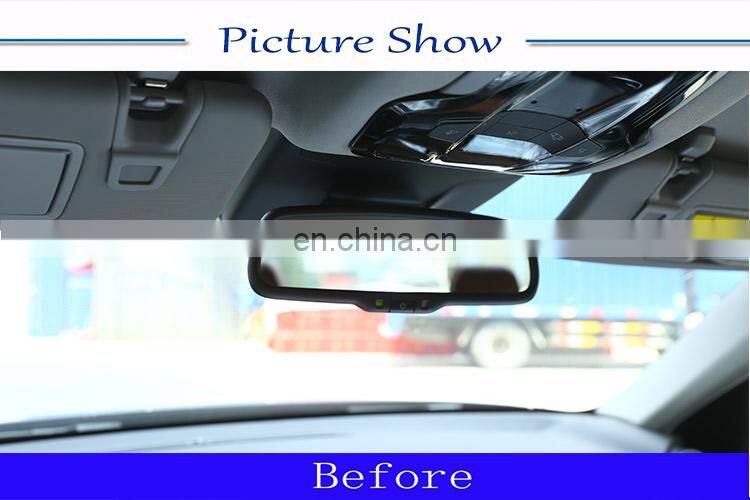 Carbon Fiber Style For Alfa Romeo Giulia Stelvio 2016 2017 2018 ABS Plastic Car Interior Rearview Mirror Frame Trim Accessories