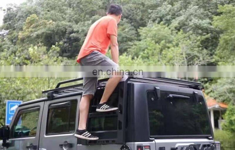 Offroad manufacture roof platform for Jeep wrangler JK 07+ accessories roof rack luggage