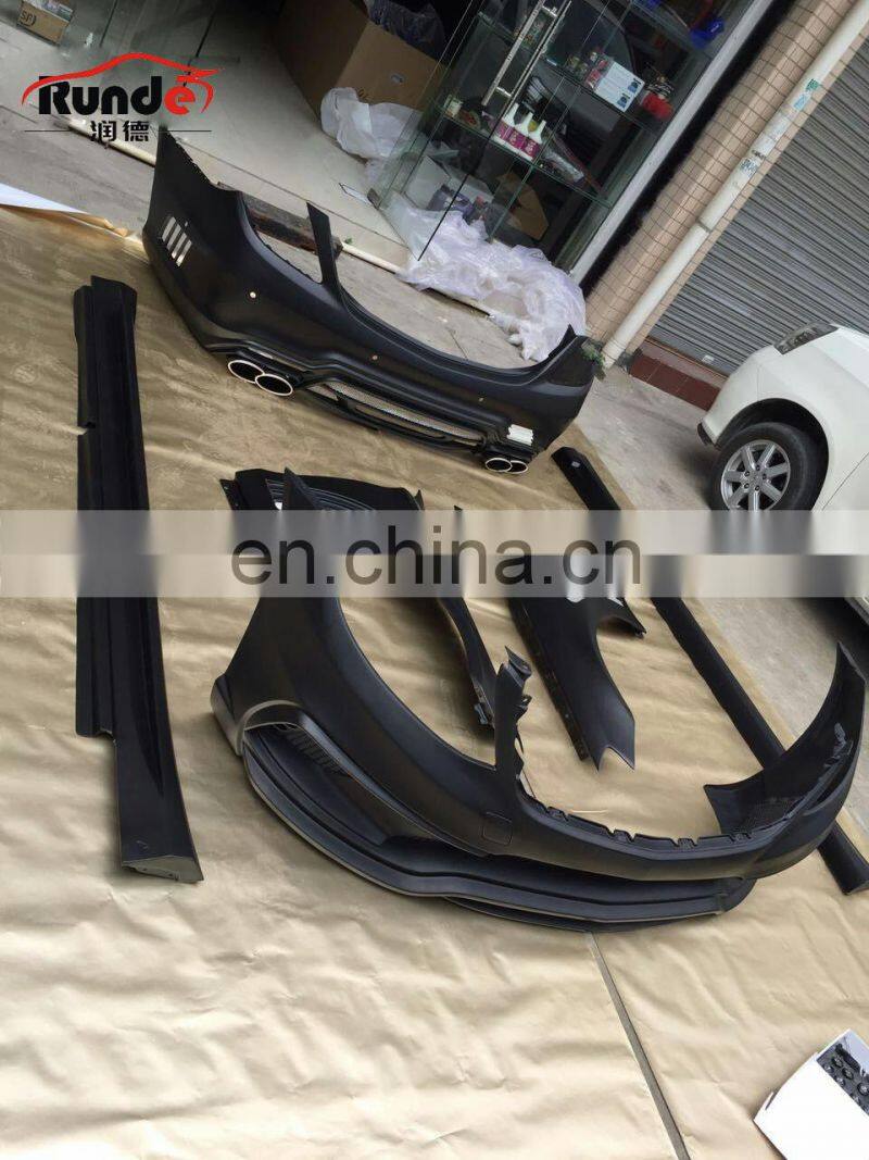 RUNDE W222 WD Style Car Bumper Car Full Body Kit For 2014-2017 Mercedes S-Class W222