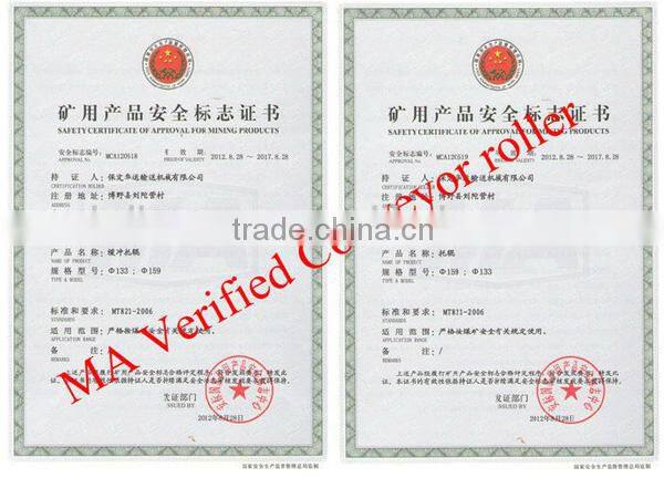 Standed Belt Conveyor Roller With Good Quality