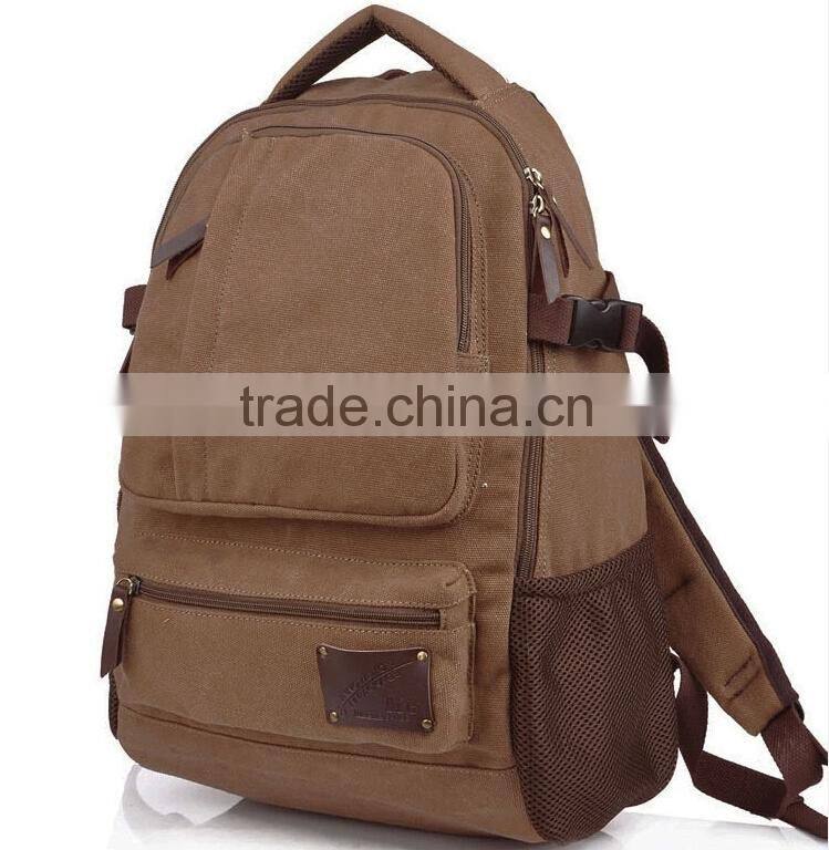 canvas high quality backpack bag