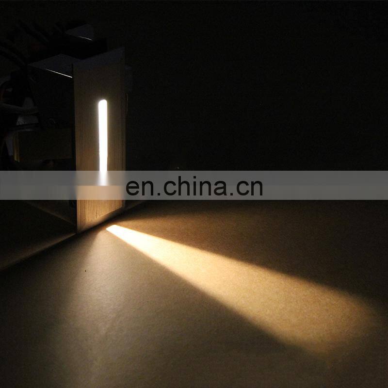 Design Indoor Outdoor Step Stair Footlight Aluminum Led Light Wall Light Recessed 3W