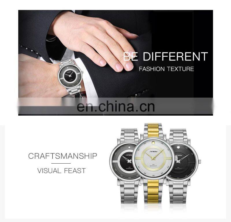SINOBI Bracelet Wristwatch S9838G Mature Male Watches Classic Wrist Temperament Mens Luxury Watch Montre Homme