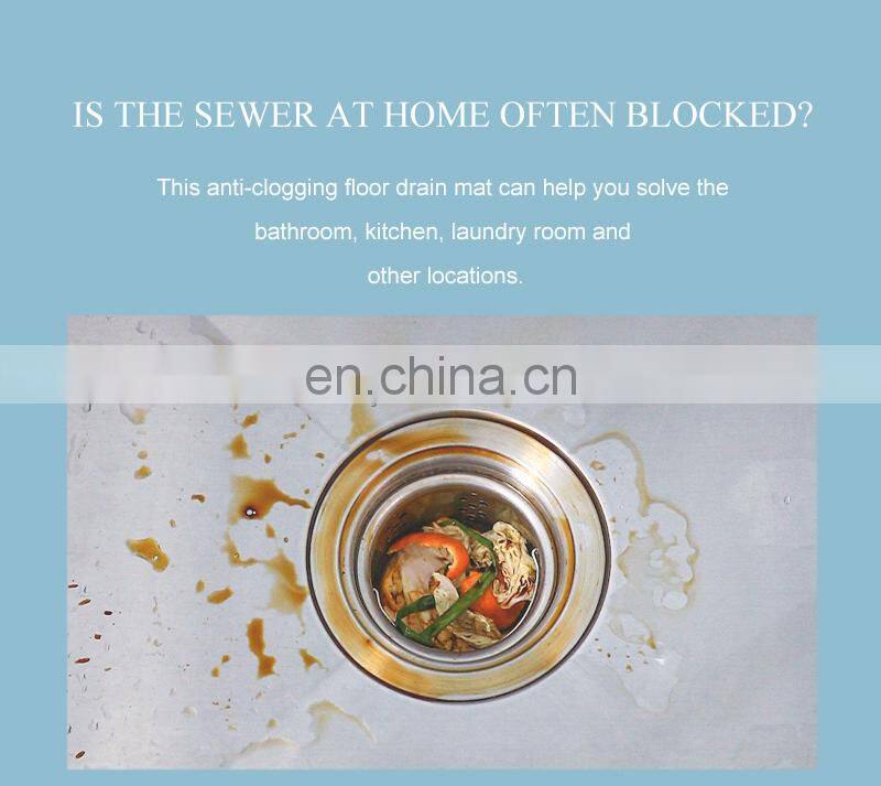 Hair Filter Sink Anti-blocking Strainer Bathtub Shower Floor Drain Stopper Silicone Kitchen Deodorant Plug Bathroom Accessories