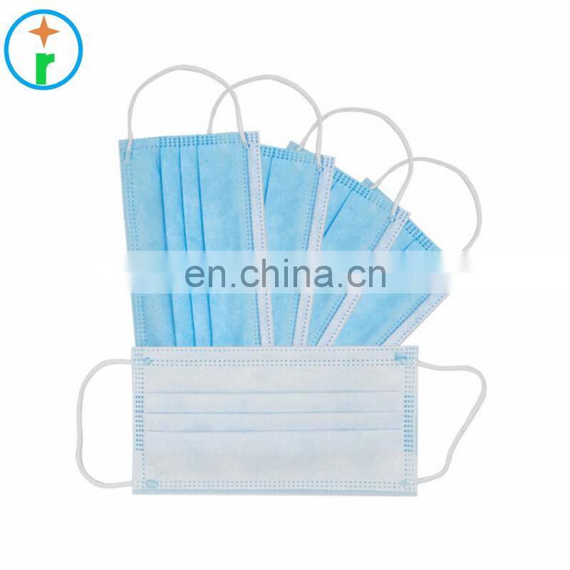Three lays disposable kids medical face masks non-woven comfortable mask factory direct sale