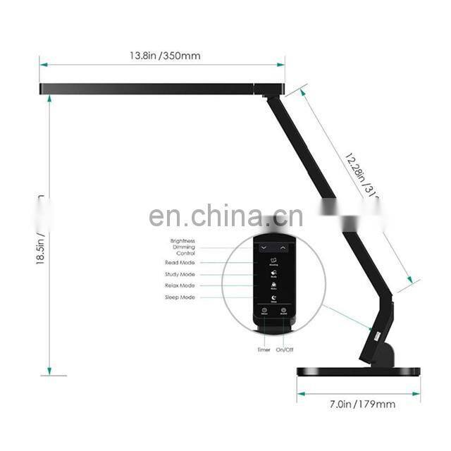 Flexible LED Touch Dimming Control Table Desk Lamp