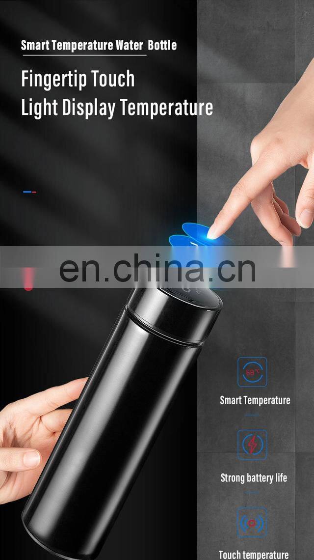 LED Smart Temperature Sublimation Tumbler LED Temperature Display Stainless Steel Vacuum Flasks & Thermoses Round 1 Pcs 5pcs