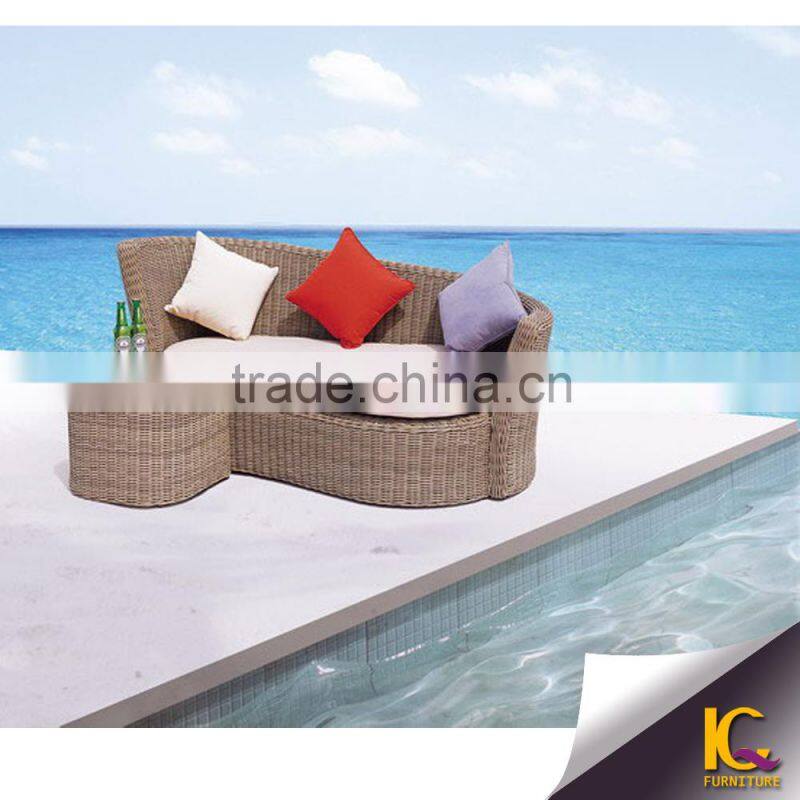 Sofa set designs modern l shape sofa outdoor furniture pe rattan sectional sofa