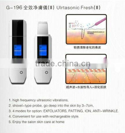 G-69 Ultrasonic skin scrubber facial massager