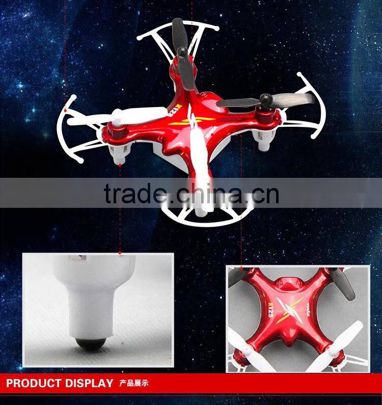 SYMA product X12 mini dron 2.4G 4CH nano quadcopter with frames and lights
