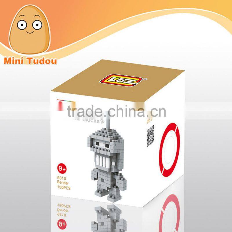 LOZ Diamond Blocks Cartoon Figure Blocks Present for Kids