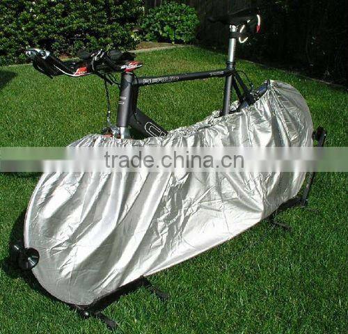 bicycle wheel/frame cover