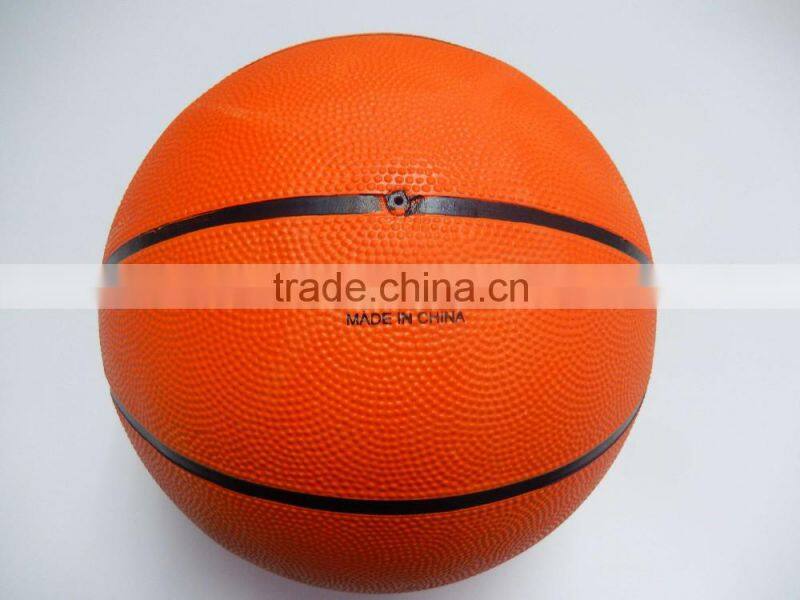 Offical quality rubber basketball size 7 for promotion