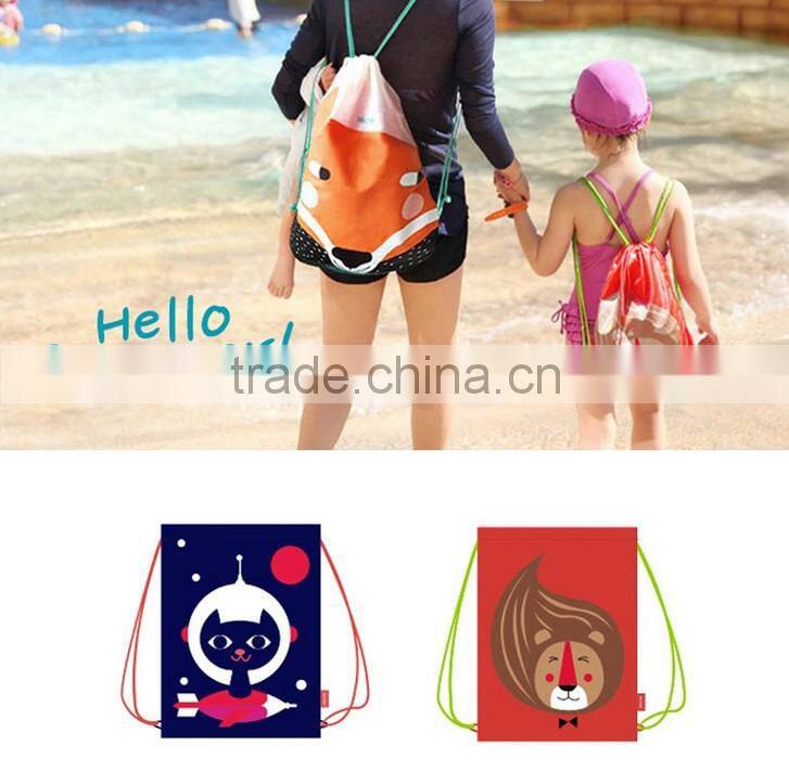 Cartoon Backpack Waterproof Swimming Bags Kids School Bag