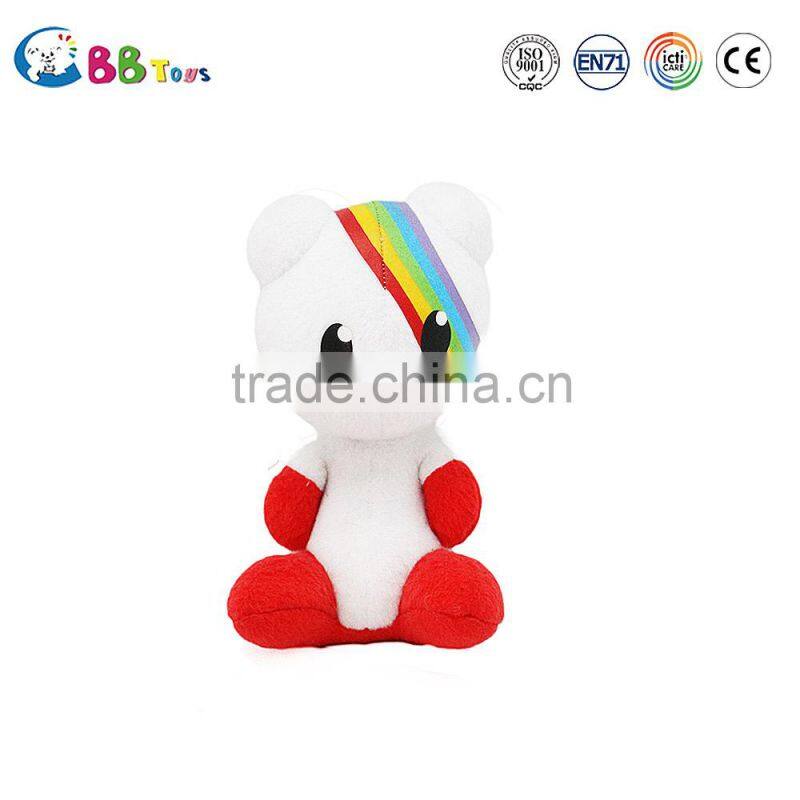 2015 China factory made for holiday gift rainbow plush soft dolls toys