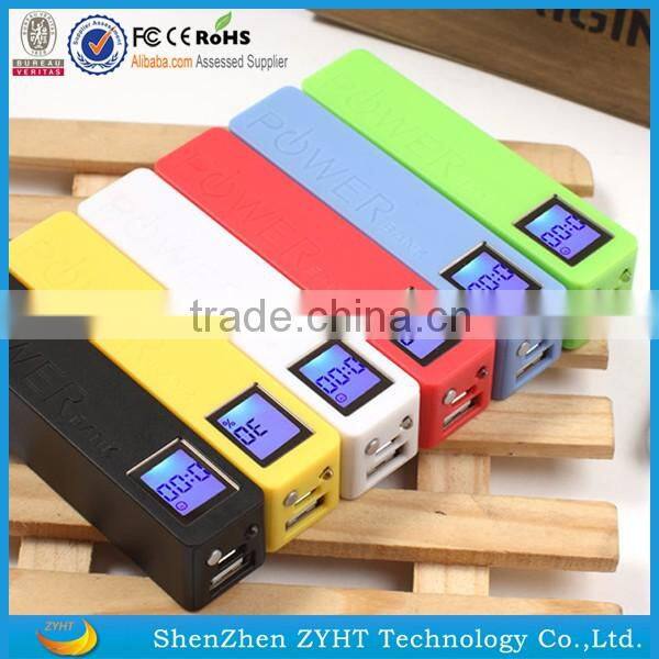 hotsale 2016 2200mah display data power bank