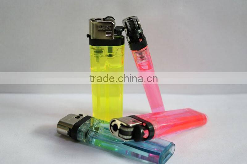 Cheap price transparent color flint disposable lighter