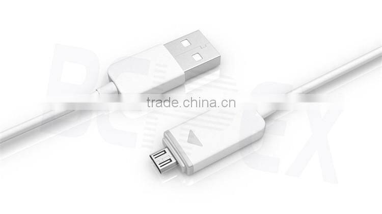 Glow in Dark Visible Colorful USB Data Charging Cable with LED