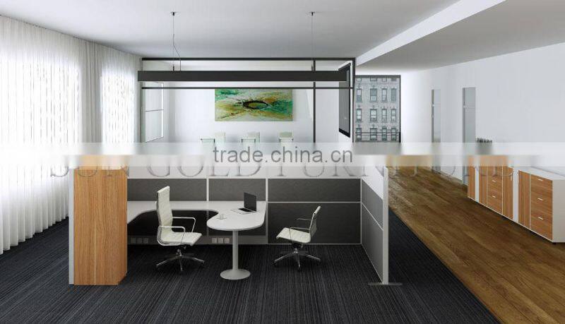 Environmental Small Wooden Office Workstation Cubicle for 6 person ( SZ-WS393)