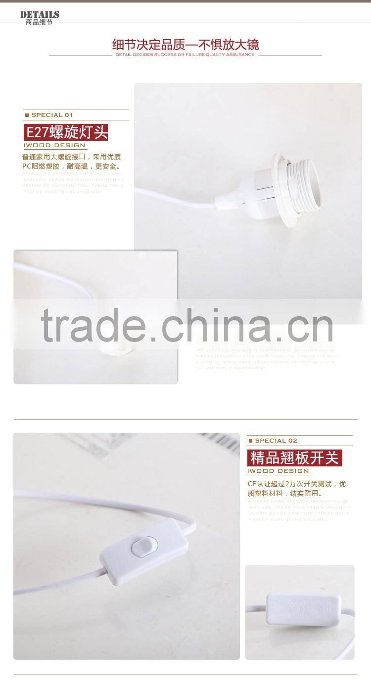 JK-879-12 Fashion style wooden table lamp classic lamps antique LED Wooden table Light