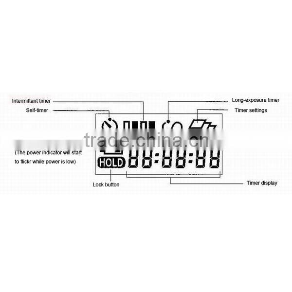 Commlite Shutter Remote With Timer Function For Canon EOS 1100D, 650D, 600D, 60Da, 60D, 550D