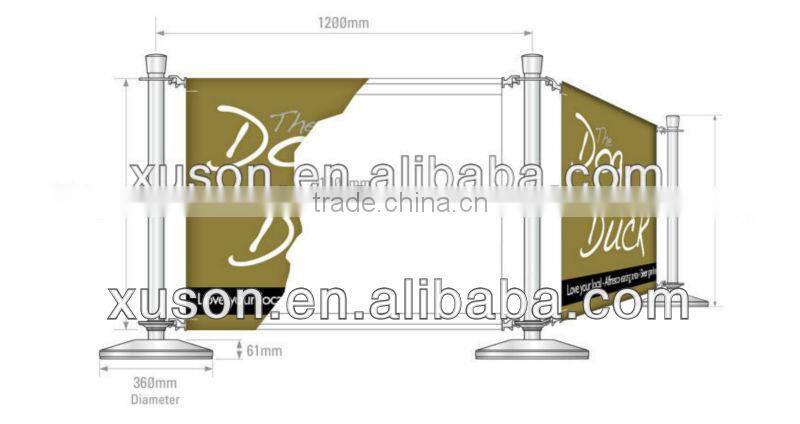 Cafe windbreak barrier