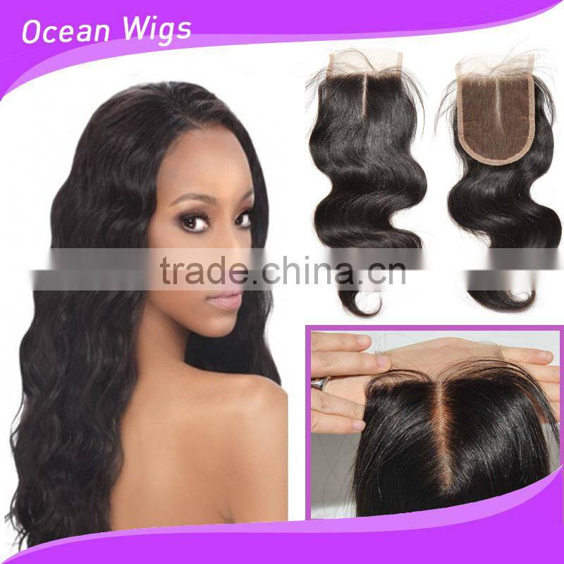 virgin brazilian two tone lace closure piece