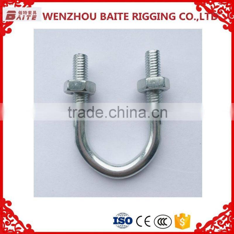 Manufacture price stainless Steel AISI316 /304 High Quality u bolt With nut or with gasket Rigging Hardware