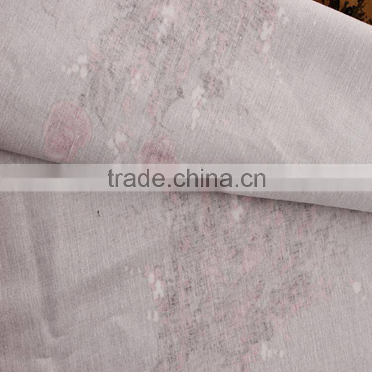 100 cotton fabric printed red roses design fabric textile for shirt